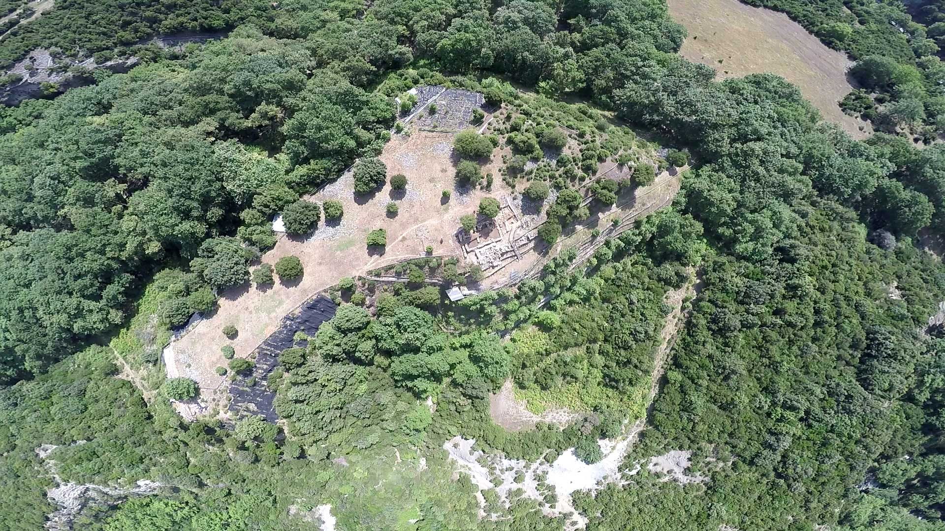 The acropolis of Leivithra from W